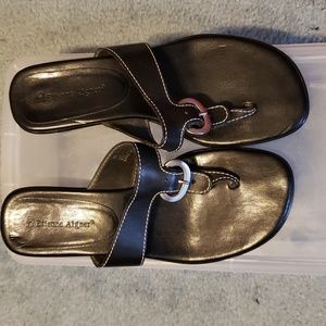 Etienne Aigner Black Sandals Size 6.5